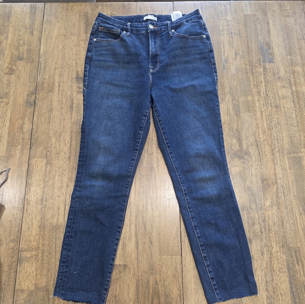 Good American Good Legs Dark Blue Jeans 10